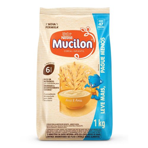 Cereal-Infantil-Mucilon-Arroz-e-Aveia-1kg Cereal-Infantil-Mucilon-Arroz-e-Aveia-1kg