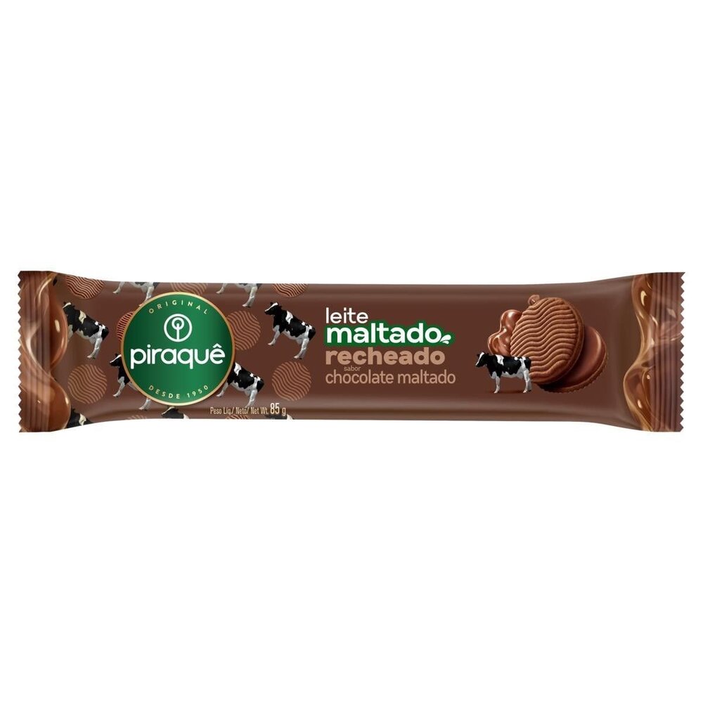 Biscoito Recheio Chocolate Piraquê 76g
