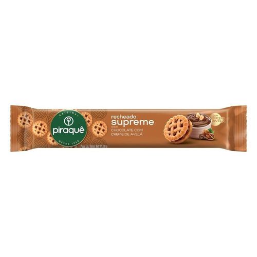 Biscoito-Recheio-Chocolate-com-Creme-de-Avela-Piraque-Supreme-80g Biscoito-Recheio-Chocolate-com-Creme-de-Avela-Piraque-Supreme-80g
