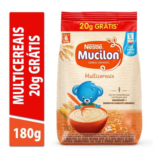 Cereal-Infantil-Mucilon-Multicereais-180g---20g-Gratis Cereal-Infantil-Mucilon-Multicereais-180g---20g-Gratis