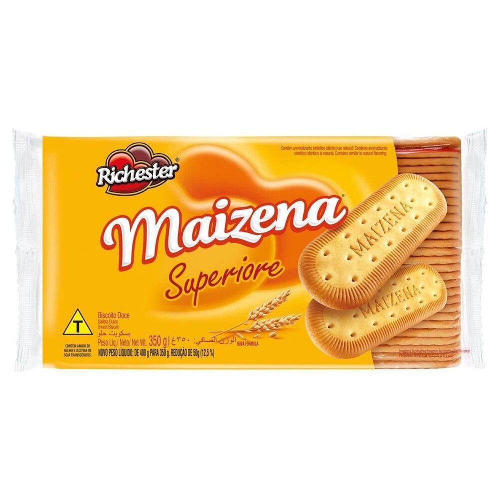 Biscoito Maizena Richester Superiore 350g