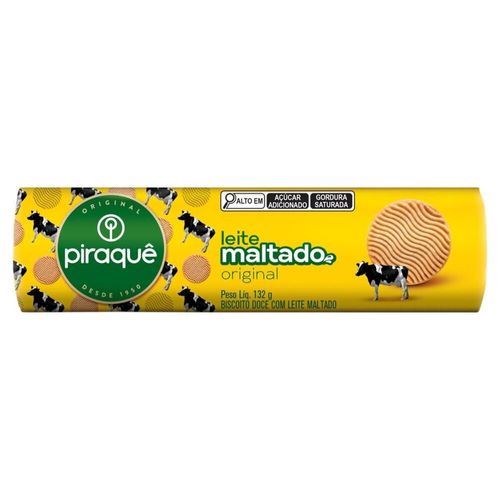 Biscoito-Leite-Maltado-Original-Piraque-132g Biscoito-Leite-Maltado-Original-Piraque-132g