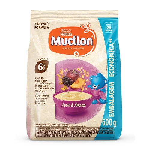 Cereal-Infantil-Mucilon-Aveia-e-Ameixa-600g Cereal-Infantil-Mucilon-Aveia-e-Ameixa-600g