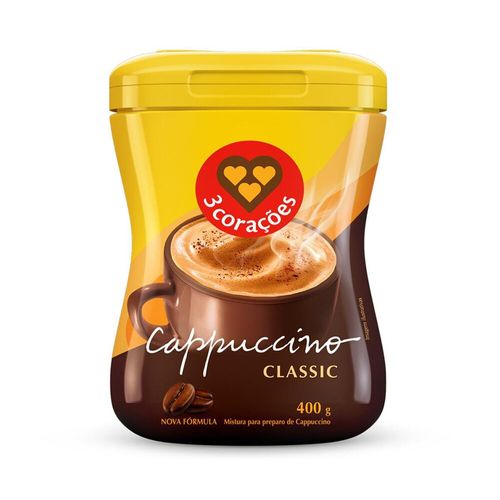 Cappuccino-Classic-3-Coracoes-Pote-400g Cappuccino-Classic-3-Coracoes-Pote-400g