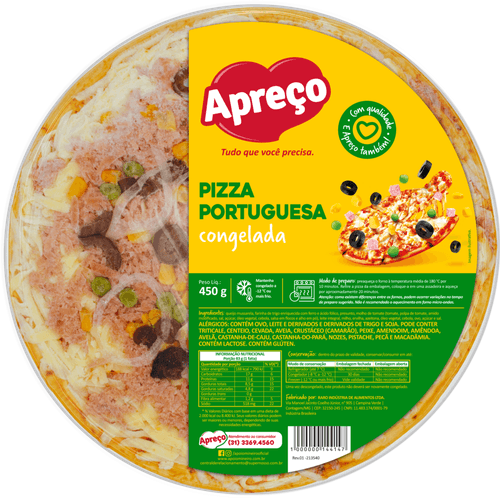 Pizza-Apreco-Congelada-Portuguesa-450g