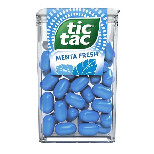 Tic-Tac-Pastilhas-Sabor-Menta-Fresh-145g Tic-Tac-Pastilhas-Sabor-Menta-Fresh-145g