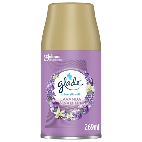 Desodorizador-Glade-Automatic-Spray-Refil-Lavanda---Baunilha-269ml-Oferta-Especial Desodorizador-Glade-Automatic-Spray-Refil-Lavanda---Baunilha-269ml-Oferta-Especial