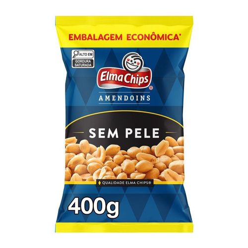 Amendoim-Sem-Pele-Elma-Chips-400g Amendoim-Sem-Pele-Elma-Chips-400g