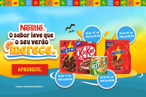 Cereais Nescau e Snow Flakes 21/12