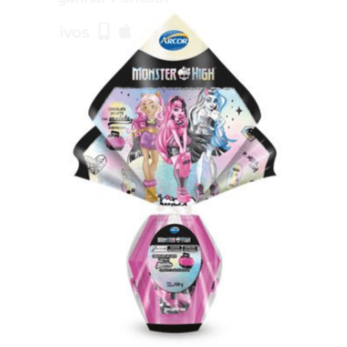 OVO-DE-PASCOA-ARCOR-100G-MONSTER-HIGH-AO-LEITE--VEM-COM-1-MALETA OVO-DE-PASCOA-ARCOR-100G-MONSTER-HIGH-AO-LEITE--VEM-COM-1-MALETA