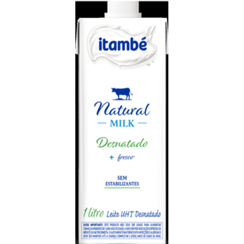 LEITE-ITAMBE-UHT-NATURAL-MILK-1L-DESNATADO-E--FRESCO-SEM-ESTABILIZANTES LEITE-ITAMBE-UHT-NATURAL-MILK-1L-DESNATADO-E--FRESCO-SEM-ESTABILIZANTES