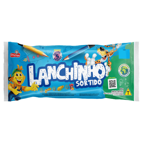 SALG-ELMA-CHIPS-LANCHINHO-94G--SORT SALG-ELMA-CHIPS-LANCHINHO-94G--SORT