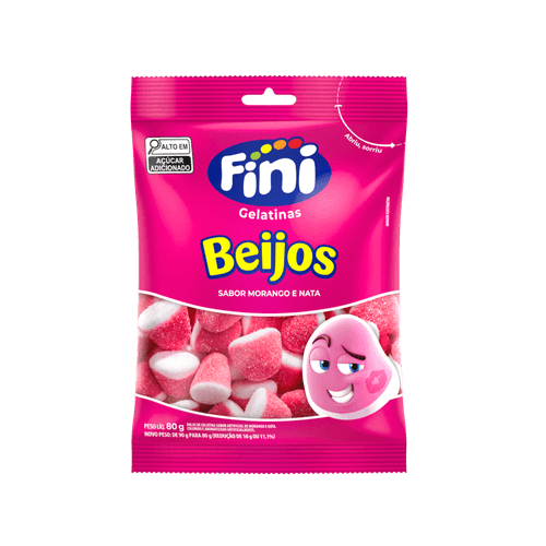 Bala-de-Gelatina-Fini-Beijos-80g Bala-de-Gelatina-Fini-Beijos-80g