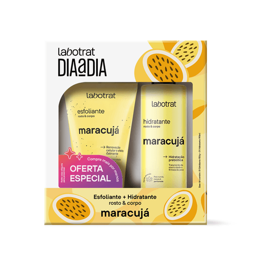 Kit-Labotrat-Esfoliante-150ml---Hidratante-190ml-Maracuja Kit-Labotrat-Esfoliante-150ml---Hidratante-190ml-Maracuja