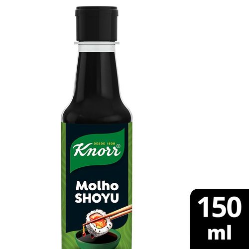 Molho de Soja Shoyu Knorr Frasco 150ml Molho de Soja KNORR Shoyu 150 ml Molho de Soja Shoyu Knorr Frasco 150ml Molho de Soja KNORR Shoyu 150 ml