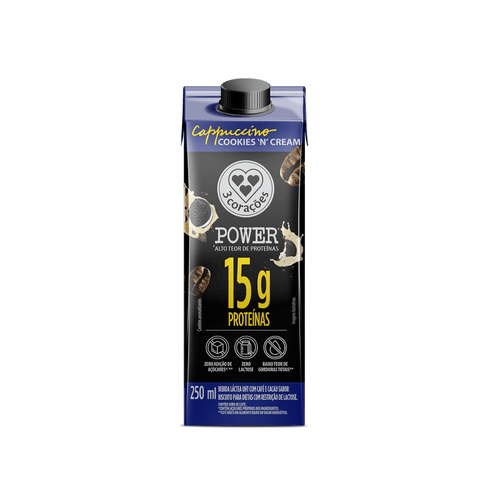 Bebida-Lactea-15g-Cappuccino-Cookies-n-Cream-3-Coracoes-Power-250ml