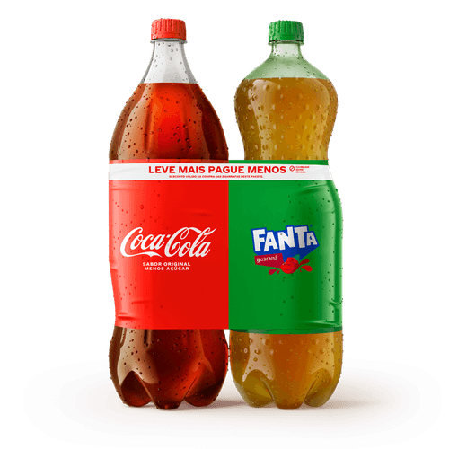 Kit-Refrigerante-Coca-Cola-Original---Fanta-Guarana-2l-Cada-Leve-Mais-Pague-Menos