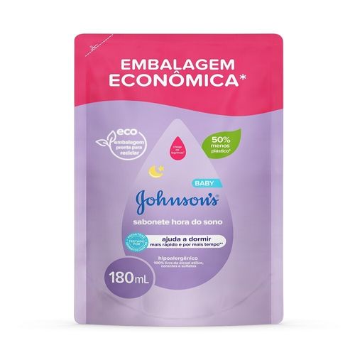 Sabonete-Bebe-Liquido-Johnson-s-Hora-do-Sono-Sache-180ml-Refil-Embalagem-Economica Sabonete-Bebe-Liquido-Johnson-s-Hora-do-Sono-Sache-180ml-Refil-Embalagem-Economica