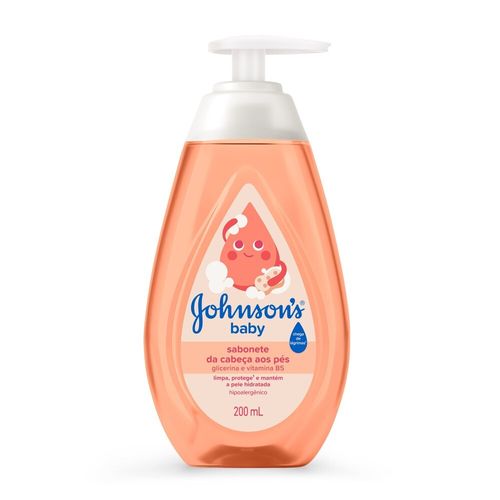 Sabonete-Liquido-de-Glicerina-da-Cabeca-aos-Pes-Johnson-s-Baby-Frasco-200ml Sabonete-Liquido-de-Glicerina-da-Cabeca-aos-Pes-Johnson-s-Baby-Frasco-200ml