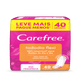 Protetor-Diario-sem-Abas-Carefree-TodoDia-Flexi-Pacote-40-Unidades-Embalagem-Economica