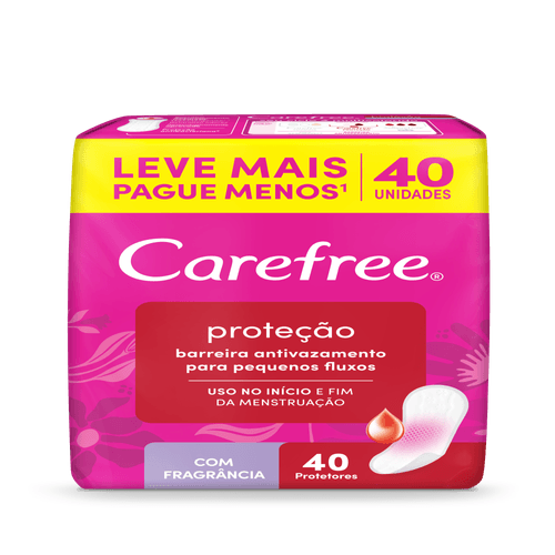 Protetor-Diario-sem-Abas-com-Perfume-Carefree-Protecao-Pacote-40-Unidades-Leve-Mais-Pague-Menos Protetor-Diario-sem-Abas-com-Perfume-Carefree-Protecao-Pacote-40-Unidades-Leve-Mais-Pague-Menos