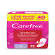 Protetor-Diario-sem-Abas-com-Perfume-Carefree-Protecao-Pacote-40-Unidades-Leve-Mais-Pague-Menos