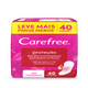 Protetor-Diario-sem-Abas-Carefree-Protecao-Pacote-40-Unidades-Leve-Mais-Pague-Menos