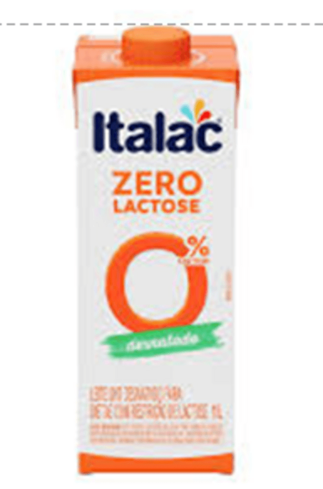 LEITE LONGA VIDA ITALAC 1L-TP DESNATADO PARA DIETAS COM RESTRICAO DE LACTOSE