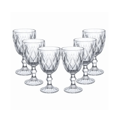 CJ-TACA-DE-VIDRO-6UN--DIAMOND-TRANSP-340ML CJ-TACA-DE-VIDRO-6UN--DIAMOND-TRANSP-340ML