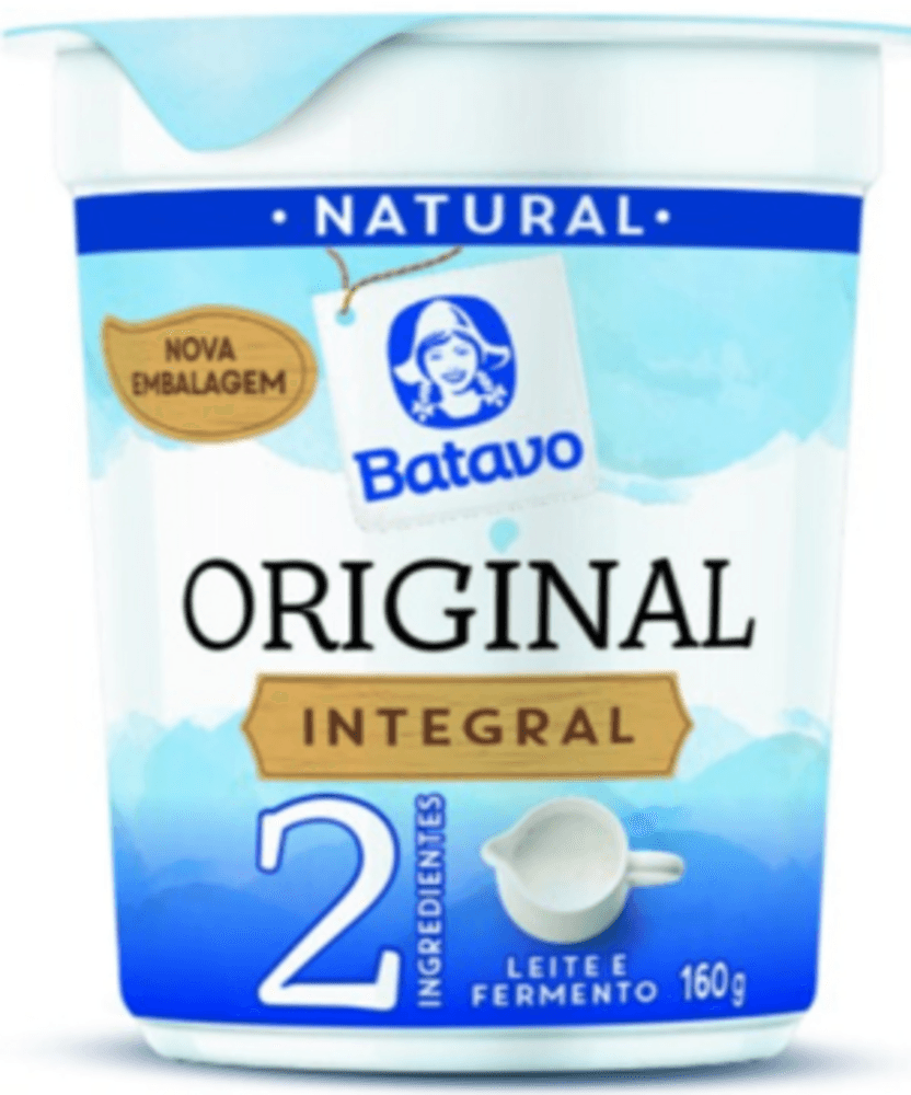 IOGURTE NATURAL BATAVO ORIGINAL 160G-CP INTEGRAL