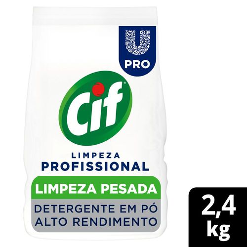 CIF Detergente em Pó Limpeza Pesada 2,4kg