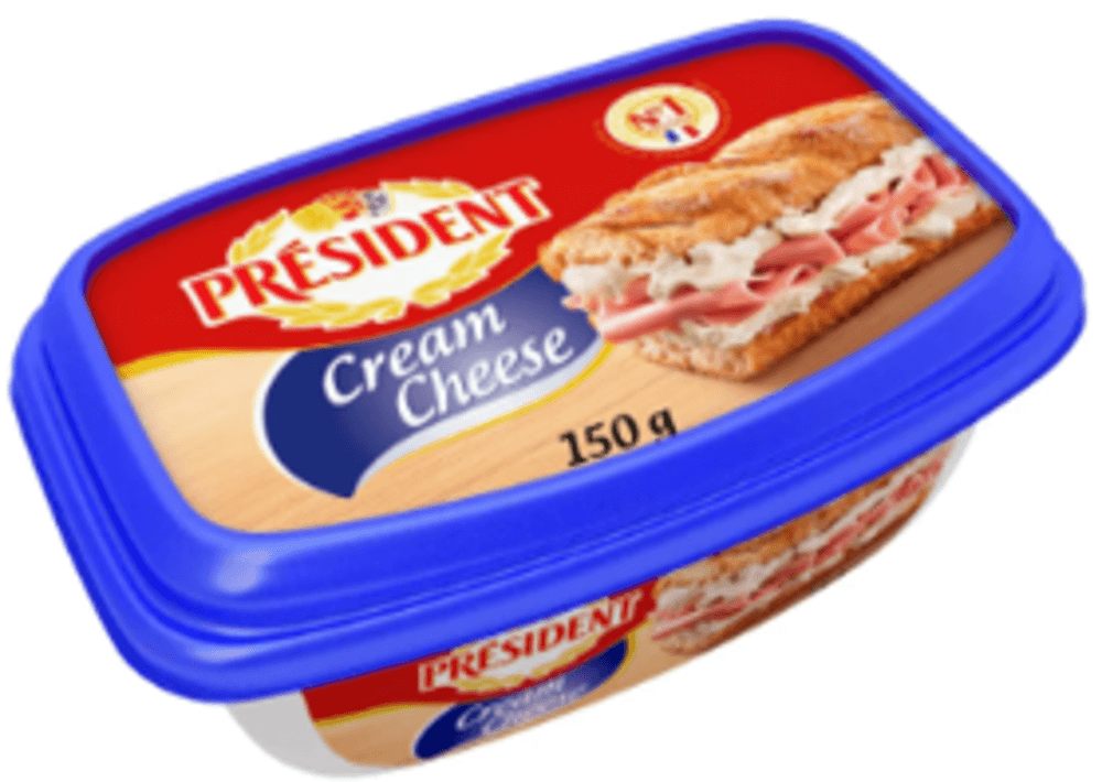 CREAM CHEESE PRESIDENT 150G-PT TRADICIONAL