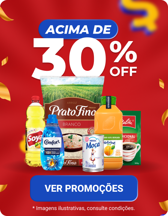 Banner - desconte de ate 30%