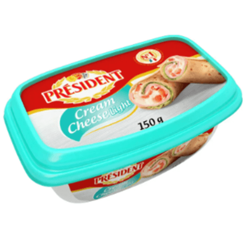 CREAM-CHEESE-PRESIDENT-150G-PT-LIGHT CREAM-CHEESE-PRESIDENT-150G-PT-LIGHT