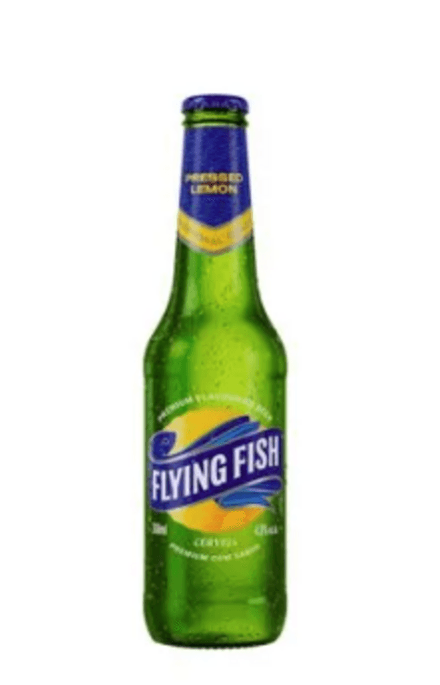 CERVEJA FLYING FISH LAGER 330ML-GF LONG NECK PRESSED LEMON