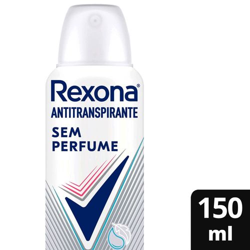 Rexona Desodorante Sem Perfume Aerosol 150ml
