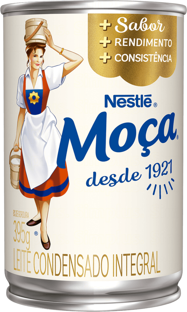 Leite Condensado Moça Tradicional Lata Abre Fácil 395g