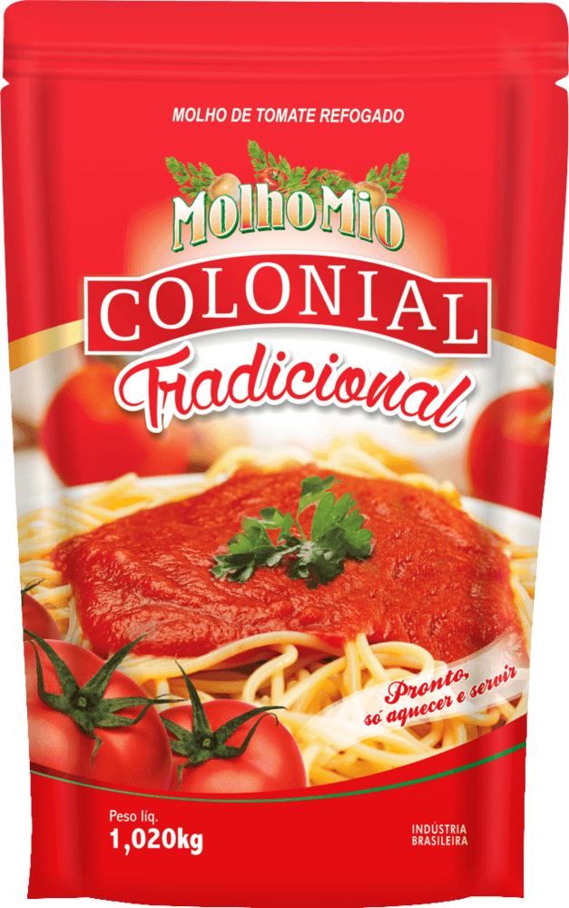 Molho Tomate Colonial Sachê 1,02KG