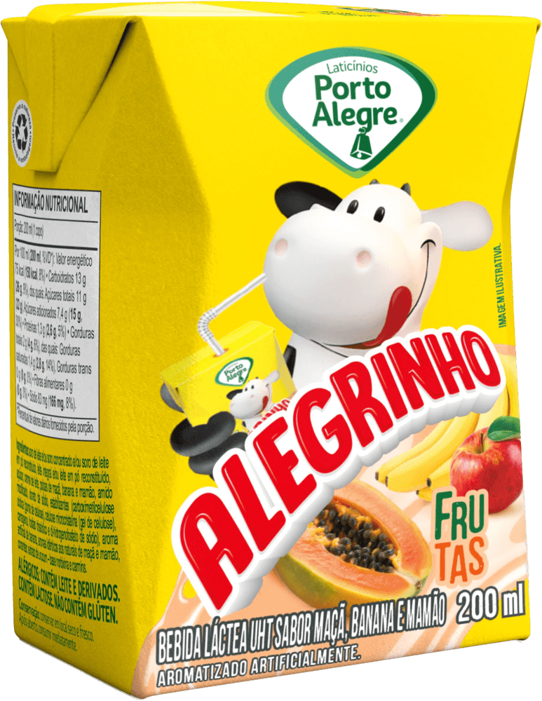 Bebida Láctea Alegrinho Vitamina 200ml
