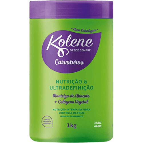 Creme-de-Tratamento-Liberado-Nutricao---Ultradefinicao-Manteiga-de-Abacate---Colageno-Vegetal-Kolene-Curvaturas-Pote-1kg
