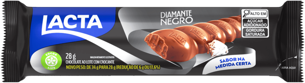 Chocolate Lacta Diamante Negro 28g