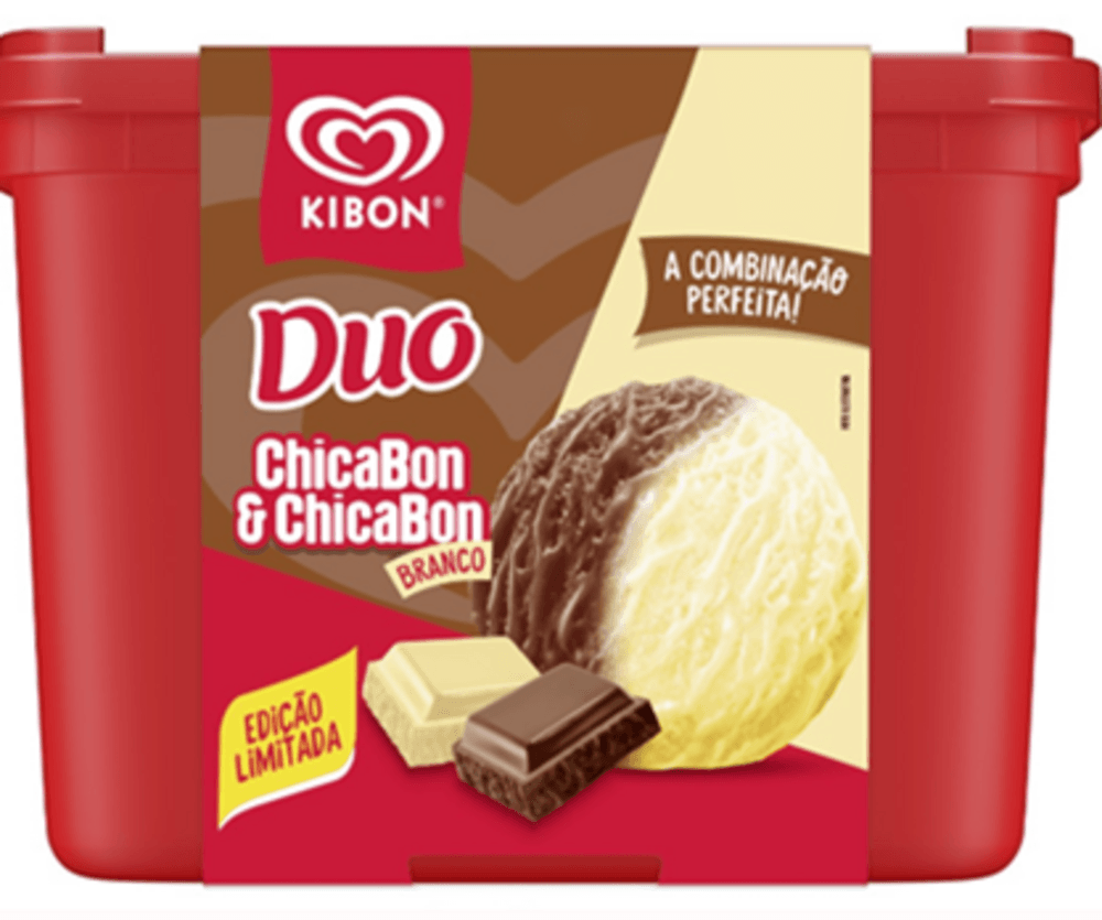 SORVETE KIBON DUO EDIÇÃO LIMITADA 1,5L