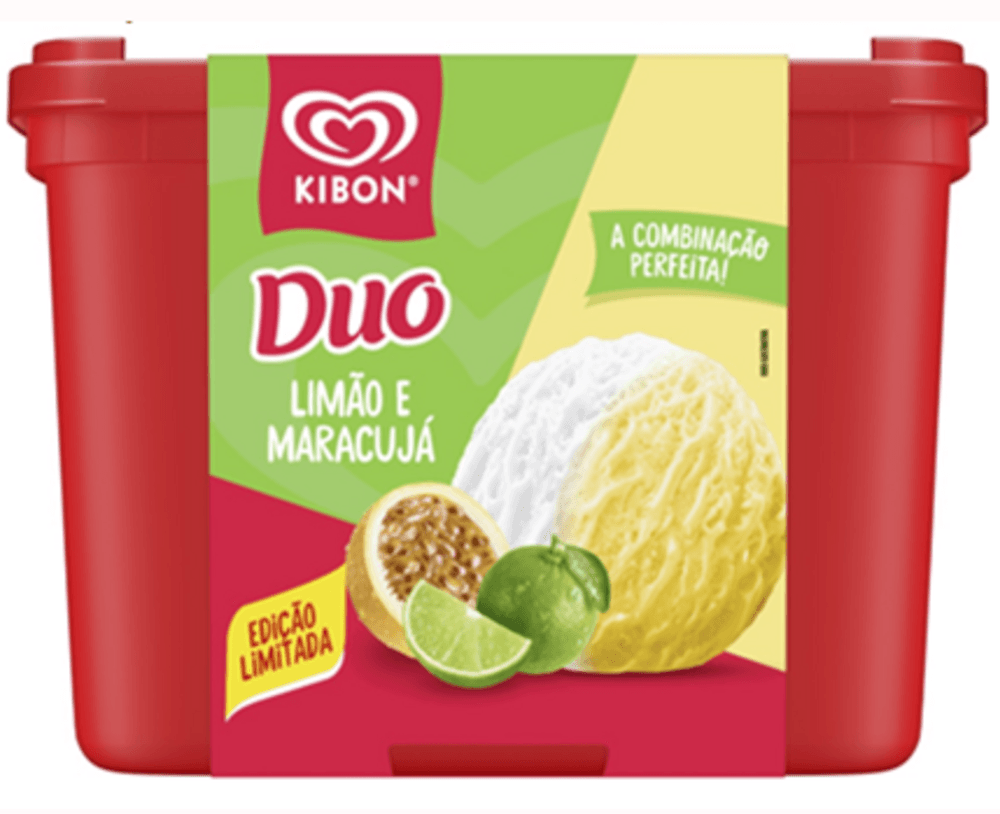 SORVETE KIBON DUO EDIÇÃO LIMITADA