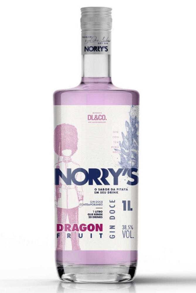 Gin Norry' Dragon Fruit 1L  38,5% VOL