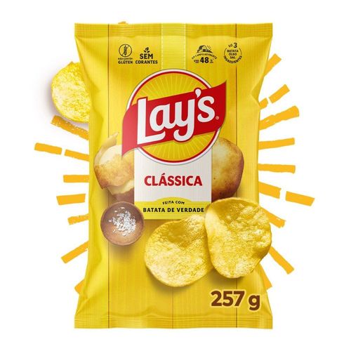 BATATA-FRITA-LISA-LAYS-257G-PC-CLASSICA