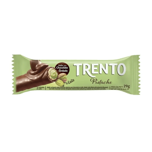 Wafer-Recheio-Pistache-Cobertura-Chocolate-ao-Leite-Trento-Caixa-464g-16-Unidades