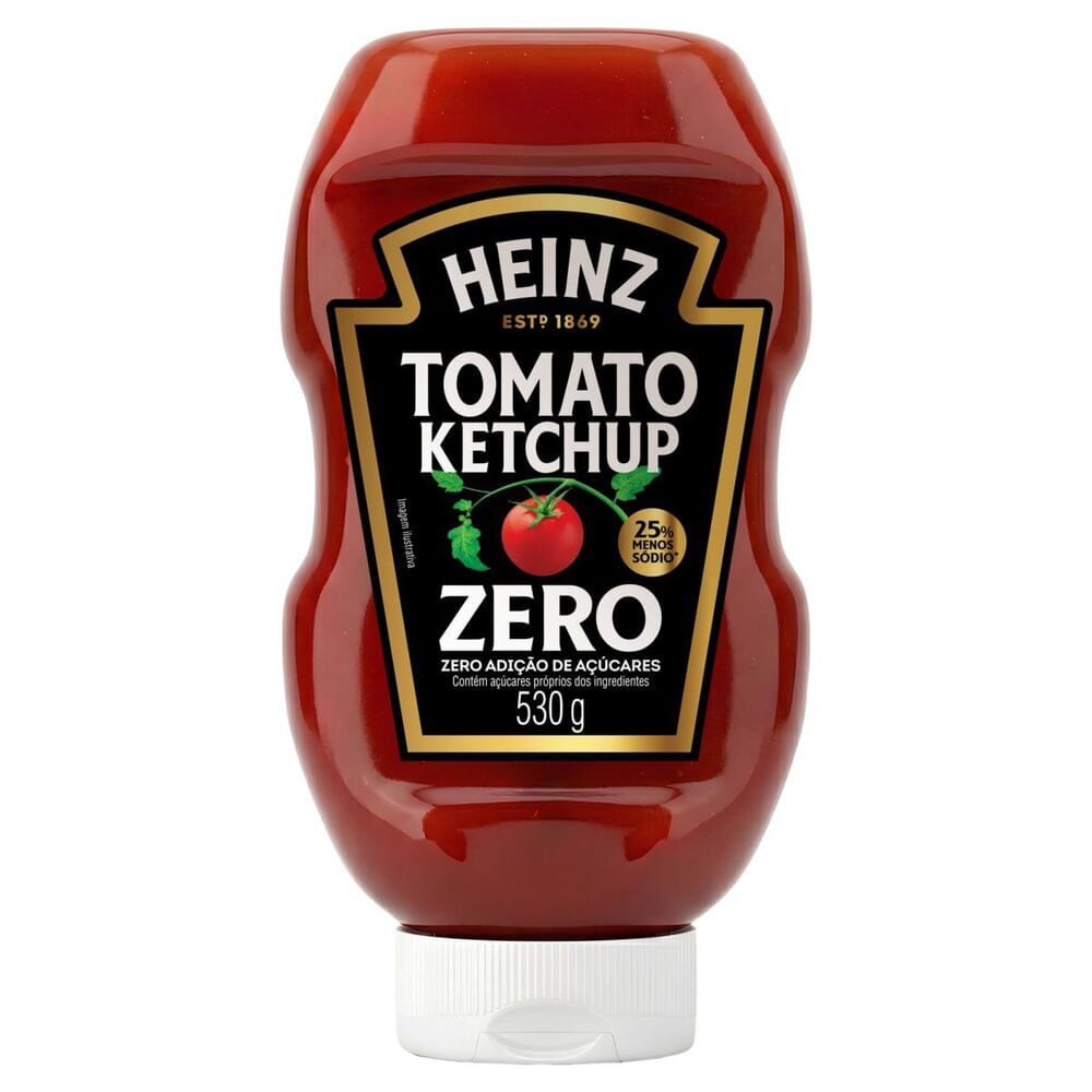 KETCHUP HEINZ ZERO 530G