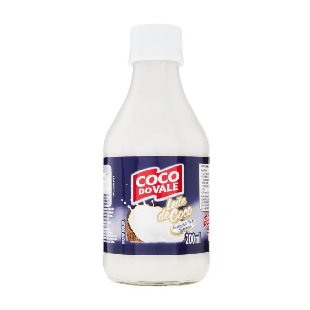 Leite de Coco Tradicional Coco do Vale Vidro 200ml