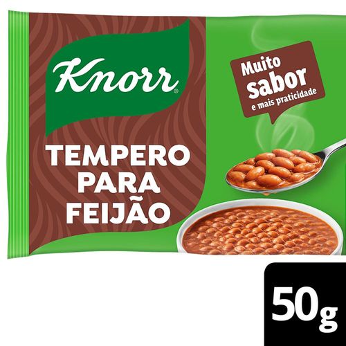 Tempero Pó para Feijão Knorr Pacote 50g 10 Unidades de 5g Cada