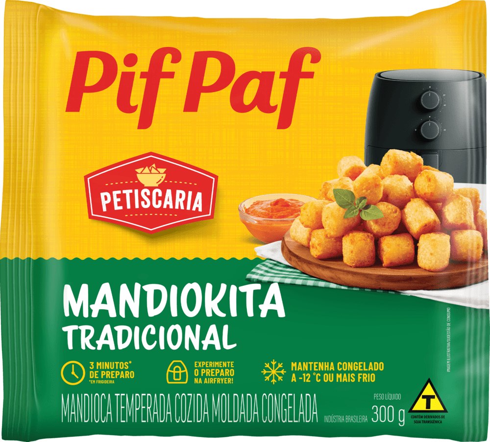 Mandiokita Congelada  Pif Paf Tradicional 300g